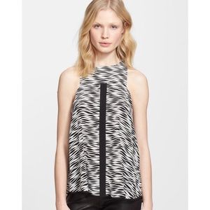 Elizabeth and James Silk Halter Tunic Tank